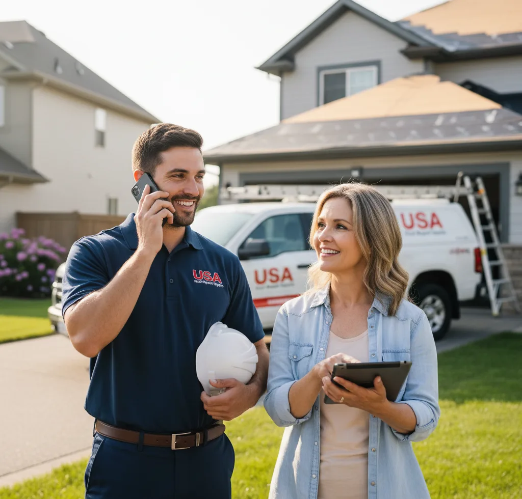 USA Roof Repair Experts customer support in Intervale